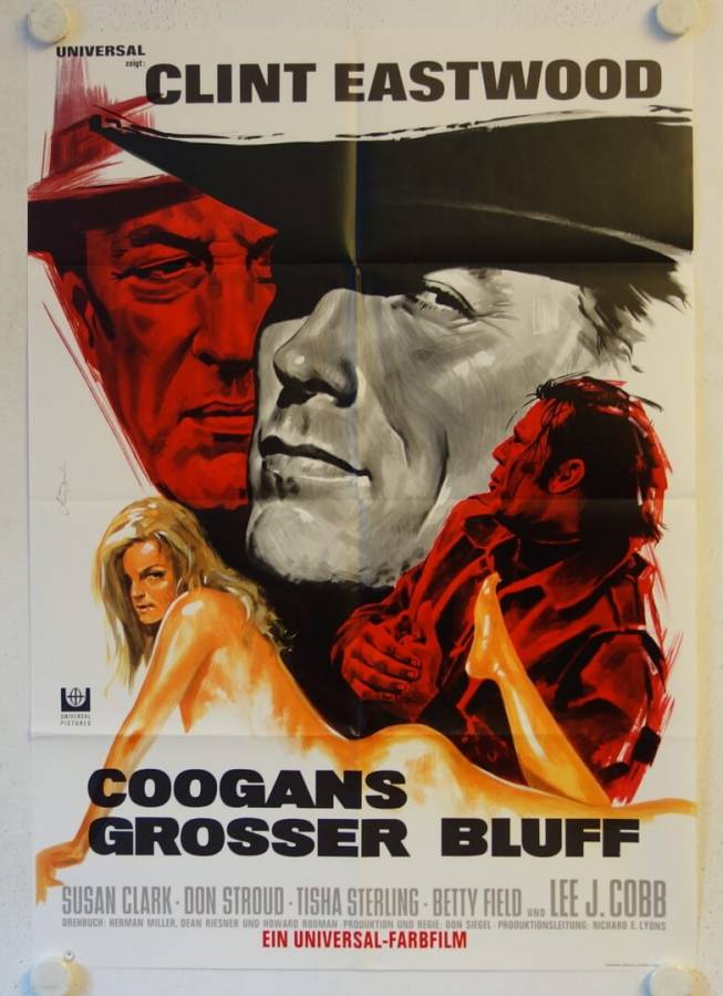 Coogans Bluff original release german movie poster